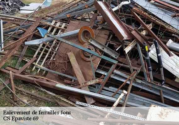 Enlèvement de ferrailles  jons-69330 CS Epaviste 69